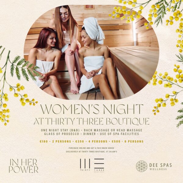 Women's Night at Thirty Three Boutique Hotel